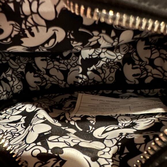 Loungefly & Disney Minnie Mouse Polka Dot Small Crossbody Bag Purse Whimsical - Picture 4 of 14